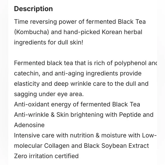Pyunkang Yul Black Tea Time Reverse Eye Patch - Picture 2 of 6